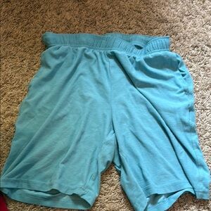 Light Blue Casual Shorts